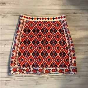 Western Printed Skirt